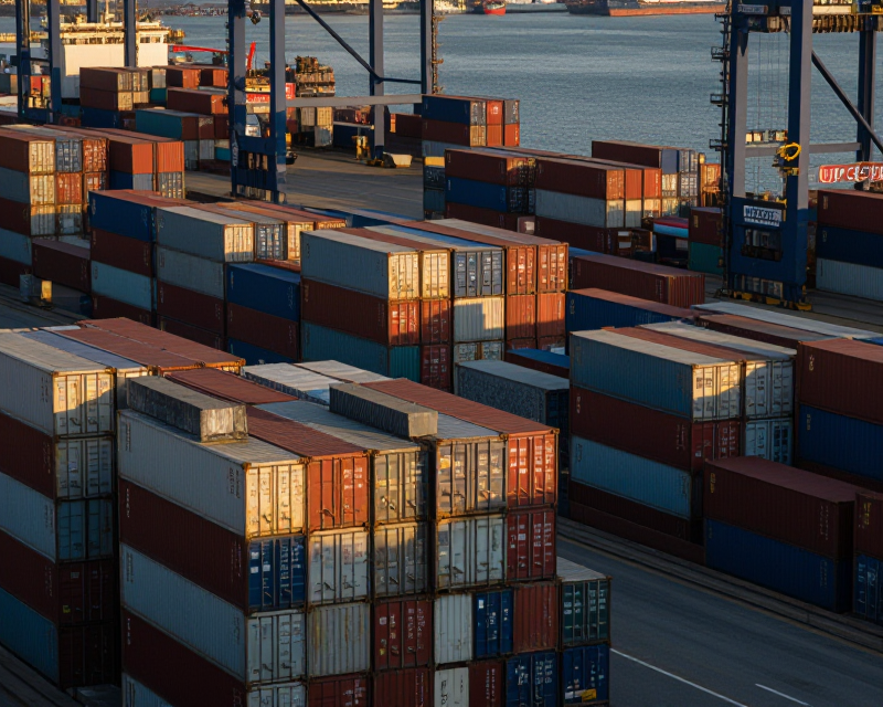 South Korean Port Export Scene