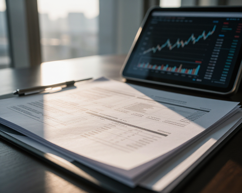 Financial Market Growth Concept