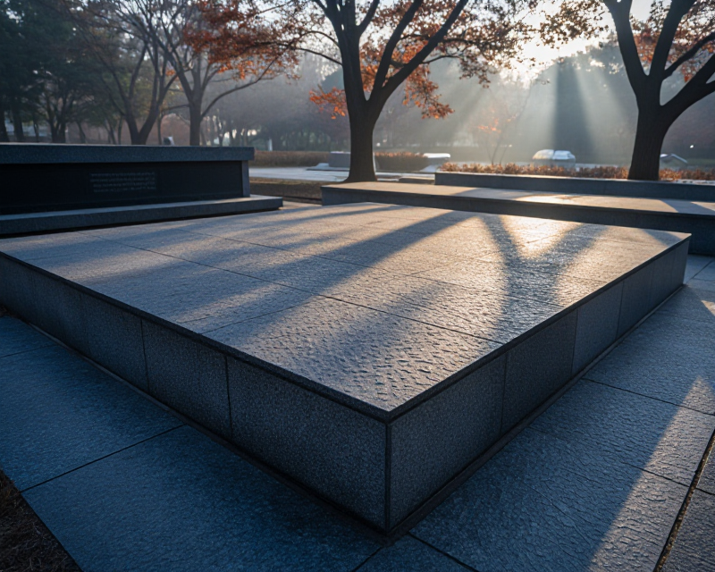 Symbolic Memorial Scene