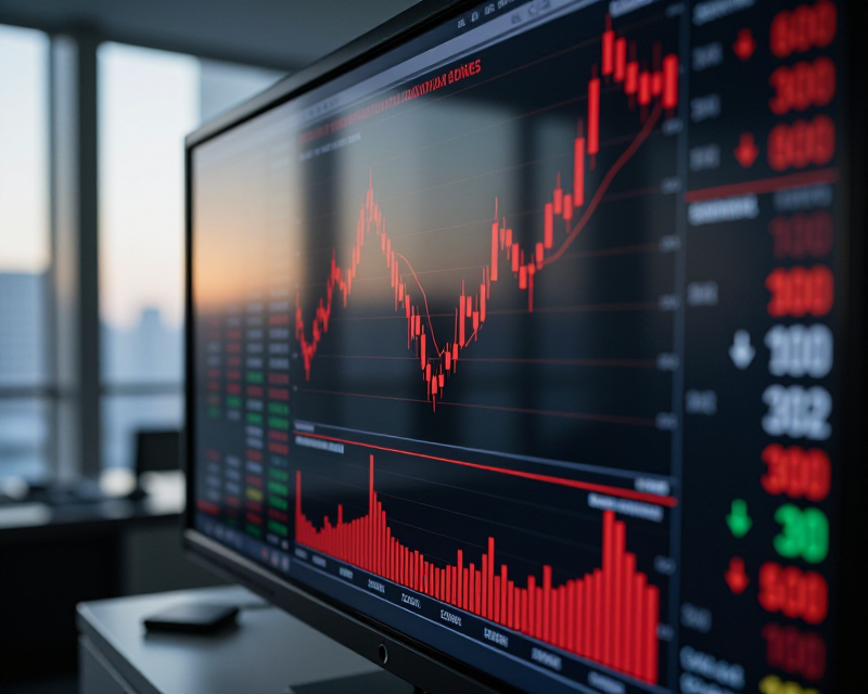 Stock Market Decline Concept