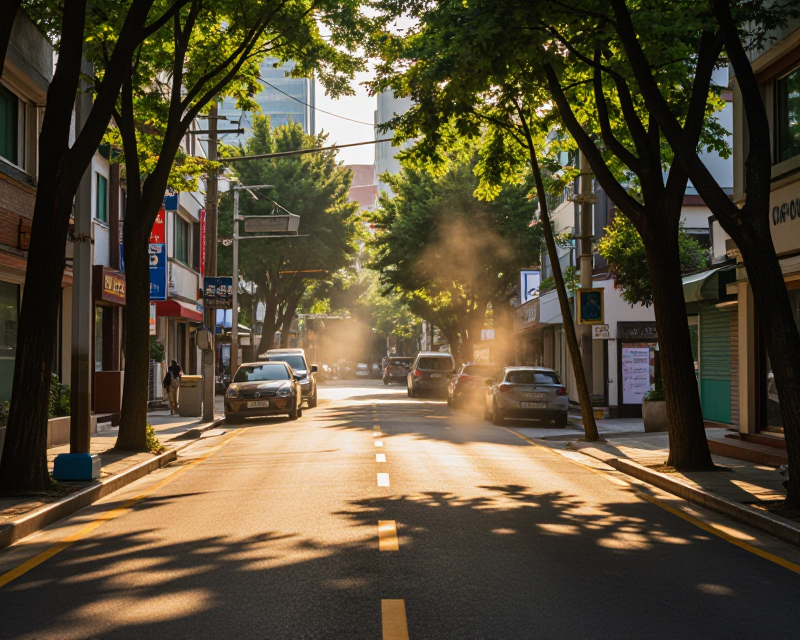 Summer Heatwave in Seoul