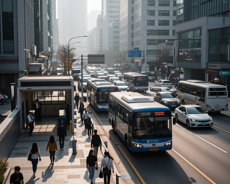 Seoul Urban Transport Scene