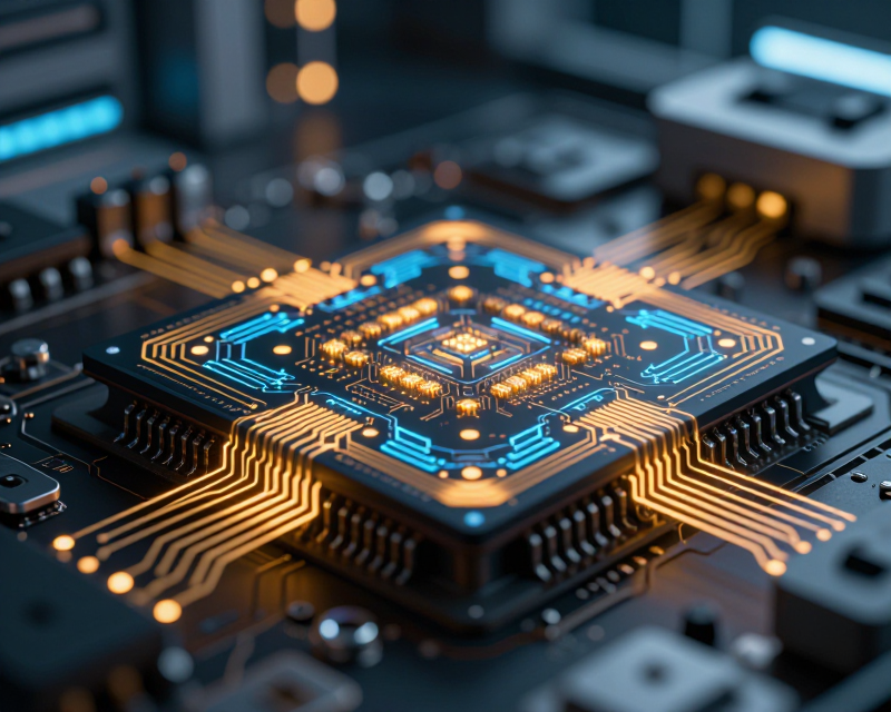 Futuristic Semiconductor Chip