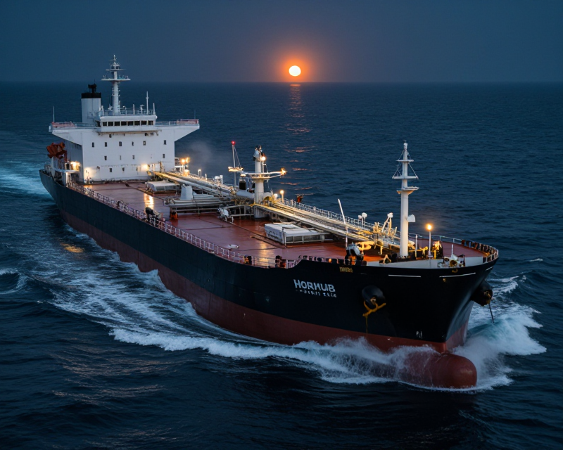 Oil Tanker in Strait of Hormuz