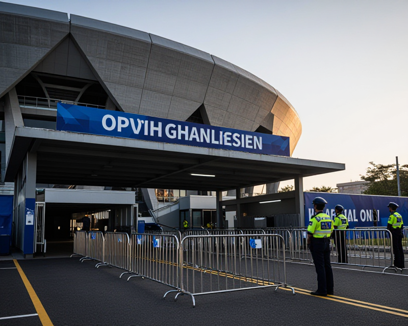 Olympic Handball Gymnasium Entrance