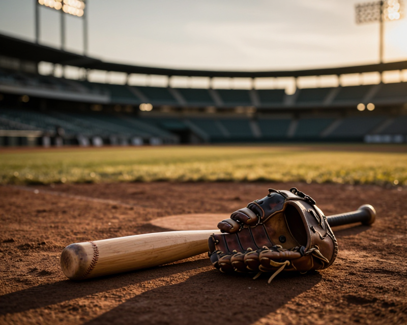 Symbolic Baseball Scene