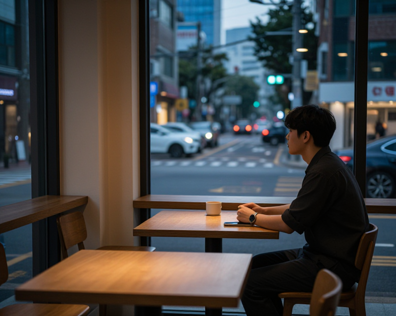 Contemplative Youth in Seoul