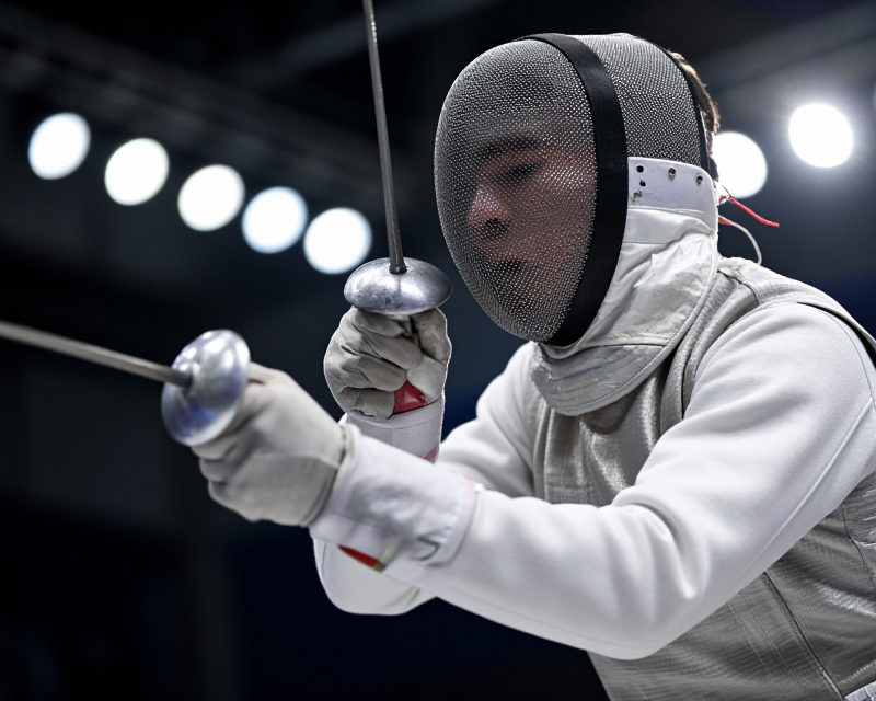 Fencing Victory Moment